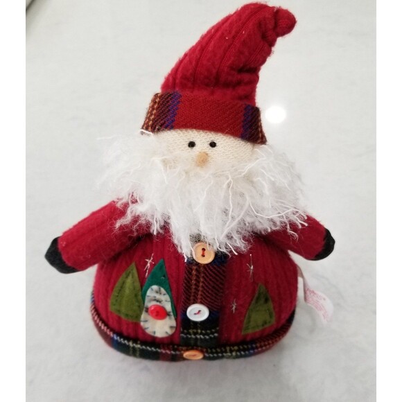 Vintage Russ Berrie & Co snowman santa shelf sitter the Christmas sampler - Picture 10 of 11